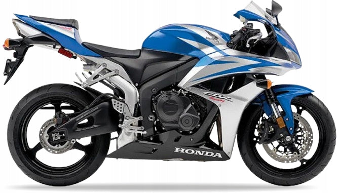 NAKLEJKI JUULA NA MOTOCYKL DO HONDA CBR 600 RR 2007 USA NIEBIESKI B197EA