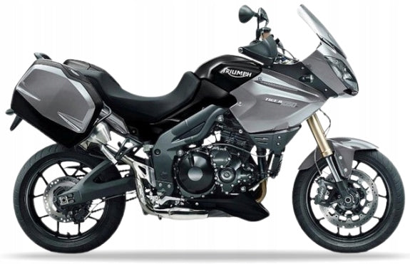 NAKLEJKI NA MOTOCYKL JUULA DO TRIUMPH TIGER 1050 SE 2012 MAT CZARNY MAT GRAFIT