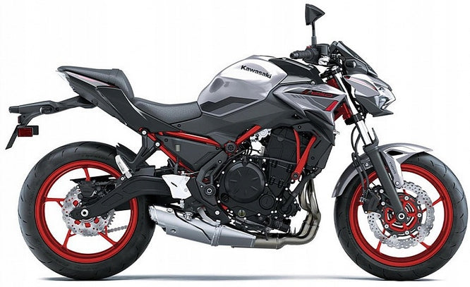 Autocollants JUUL pour moto Kawasaki Z 650 2023, argent 