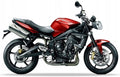 NAKLEJKI NA MOTOCYKL JUULA DO TRIUMPH STREET TRIPLE 675 R 2012 DIABLO CZERWONY