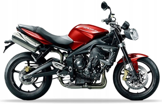 NAKLEJKI NA MOTOCYKL JUULA DO TRIUMPH STREET TRIPLE 675 R 2012 DIABLO CZERWONY