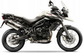 NAKLEJKI NA MOTOCYKL JUULA DO TRIUMPH TIGER 800 XC 2013-2014 BIAŁY