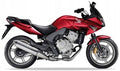 Naklejki na motocykl Honda Cbf 600 S 2007-2009 Czerwony R320 - Juula