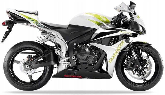 Autocollants JUUL pour moto Honda CBR 600 RR 2008 HANNSPREE BLANC NHA66B 