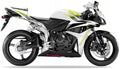 NAKLEJKI JUULA NA MOTOCYKL DO HONDA CBR 600 RR 2008 HANNSPREE BIAŁY NHA66B