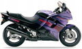 Naklejki na motocykl Honda Cbr 1000 F 1994 Fioletowy Rp138B - Juula