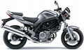 NAKLEJKI NA MOTOCYKL JUULA DO SUZUKI SV 650 2005-2009 SZARY YHG