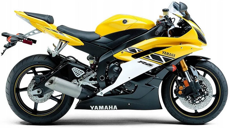 NAKLEJKI NA MOTOCYKL JUULA DO YAMAHA YZF R6 2006 ŻÓŁTY 50TH ANNIVERSARY RJ11
