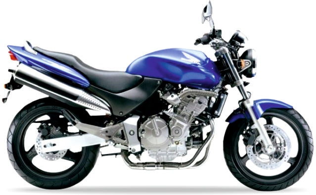 Naklejki na motocykl Honda Cb 600 F Hornet 2002-2004 Niebieski Pb324 - Juula