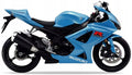 NAKLEJKI NA MOTOCYKL JUULA DO SUZUKI GSX-R 1000 2008 NIEBIESKI YRC