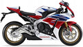 Naklejki na motocykl Honda Cbr 1000 Rr 2016 Fireblade Hrc Sp Biały Nh196 - Juula