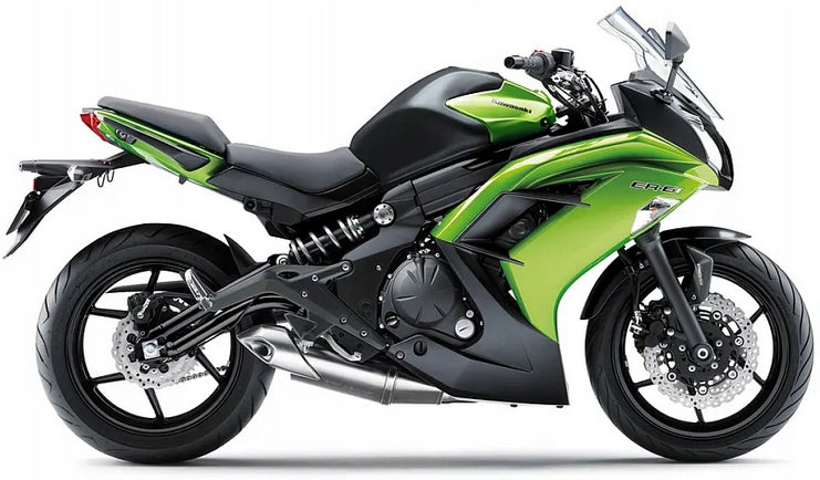 Autocollants JUUL pour moto Kawasaki ER 6F 2014, vert citron, type 2 