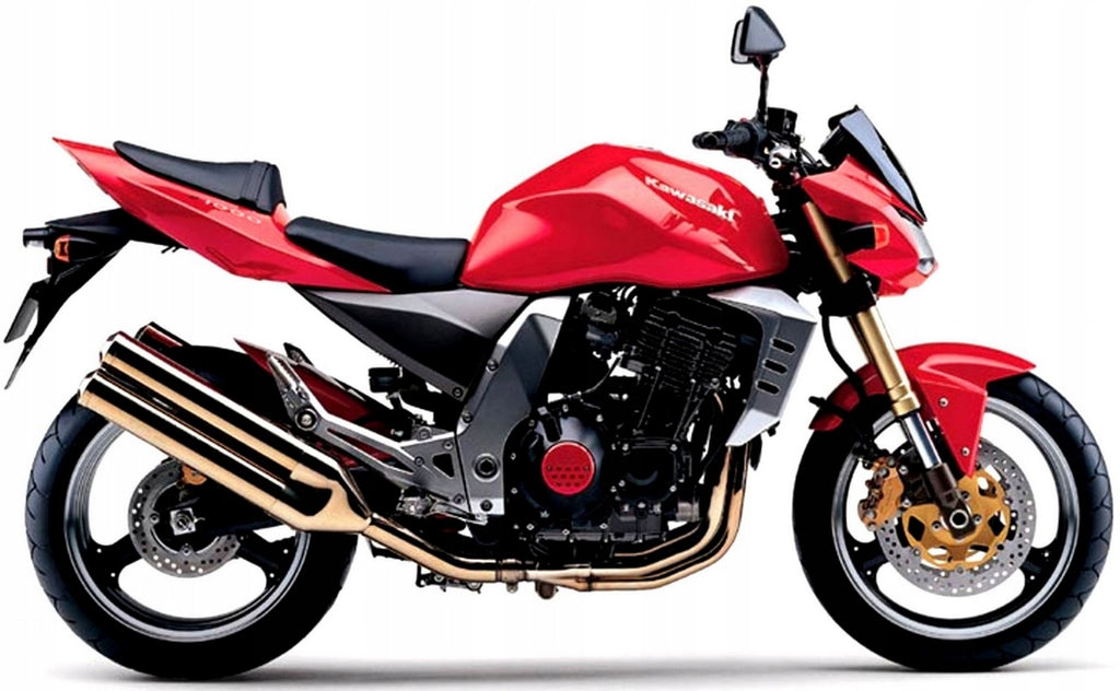 NAKLEJKI NA MOTOCYKL JUULA DO KAWASAKI Z 1000 2004-2006 CZERWONY 234