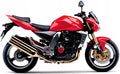 NAKLEJKI NA MOTOCYKL JUULA DO KAWASAKI Z 1000 2004-2006 CZERWONY 234