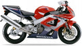 Naklejki na motocykl Honda Cbr 929 Rr Fireblade 2001 Czerwony R157 - Juula