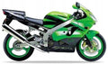 NAKLEJKI NA MOTOCYKL JUULA DO KAWASAKI ZX 9R 2002 ZIELONY 7F