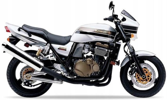 NAKLEJKI NA MOTOCYKL JUULA DO KAWASAKI ZRX 1200 R 2004 SREBRNY