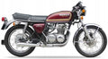 Naklejki na motocykl Honda Cb 550 Super Sport 1977 Czerwony R8Cs - Juula