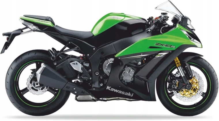 NAKLEJKI JUULA NA MOTOCYKL DO KAWASAKI ZX 10R 2014 ZIELONY 777