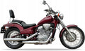 Naklejki na motocykl Honda Shadow Vt 600 1988-1991 Czerwony R114 - Juula