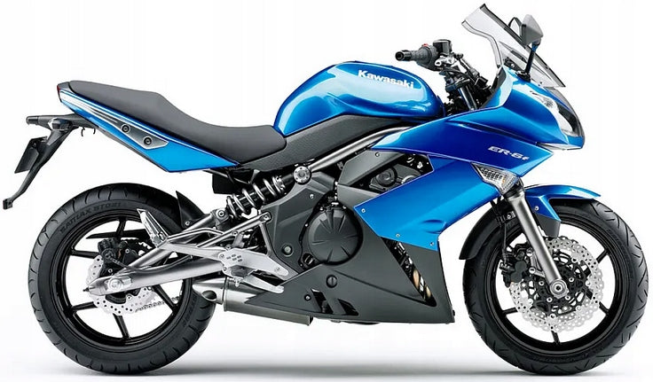 AUTOCOLLANTS MOTO JUUL POUR KAWASAKI ER 6F 2009 BLEU 235 