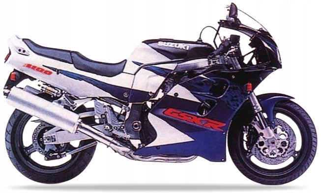 Autocollants JUUL pour Suzuki GSX-R 1100 1996 E9P bleu et blanc 