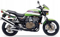 NAKLEJKI NA MOTOCYKL JUULA DO KAWASAKI ZRX 1200 R 2002 ZIELONY BIAŁY PURPUROWY