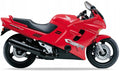 Naklejki na motocykl Honda Cbr 1000 F 1999-2000 Czerwony R158 - Juula