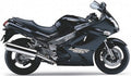 NAKLEJKI NA MOTOCYKL JUULA DO KAWASAKI ZZR 1200 2002-2003 CZARNY 218