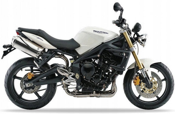 NAKLEJKI NA MOTOCYKL JUULA DO TRIUMPH STREET TRIPLE 675 2008-2010 FUSION BIAŁY