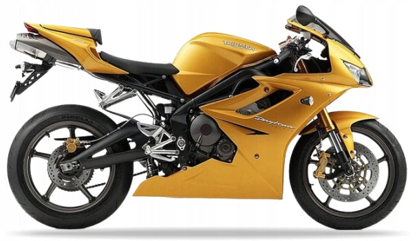 NAKLEJKI JUULA NA MOTOCYKL DO TRIUMPH DAYTONA 675 2006 SPALONY ŻÓŁTY