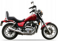 Naklejki na motocykl Honda Shadow Vt 500 1985-1986 Czerwony R107 - Juula