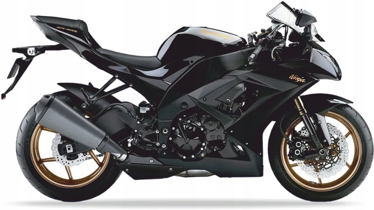 NAKLEJKI JUULA NA MOTOCYKL DO KAWASAKI ZX 10R 2010 CZARNY 660