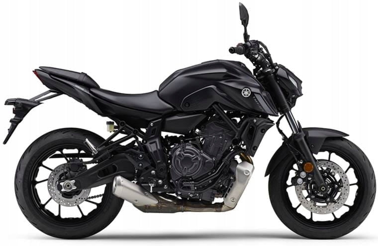 NAKLEJKI NA MOTOCYKL JUULA DO YAMAHA MT 07 2021 CZARNY