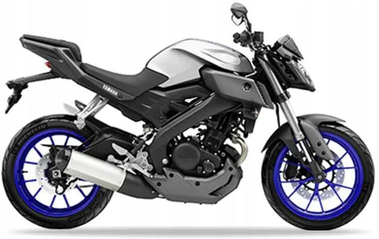 NAKLEJKI NA MOTOCYKL JUULA DO YAMAHA MT 125 2014 TYTANOWY