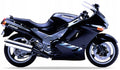 NAKLEJKI NA MOTOCYKL JUULA DO KAWASAKI ZZR 1100 1996-1997 CIEMNY ZIELONY