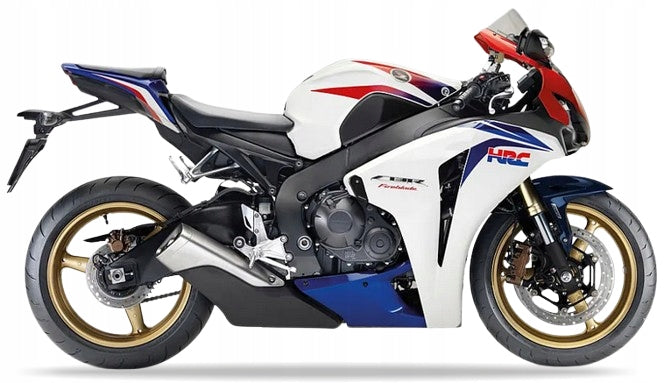 Naklejki na motocykl Honda Cbr 1000 Rr 2009 Fireblade Hrc Biały Nha66 - Juula