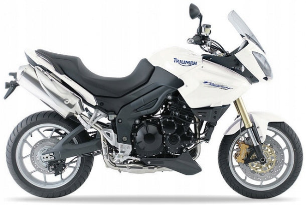 NAKLEJKI NA MOTOCYKL JUULA DO TRIUMPH TIGER 1050 2007-2010 FUSION OPEL BIAŁY