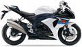 NAKLEJKI NA MOTOCYKL JUULA DO SUZUKI GSX-R 1000 2010 BIAŁY YBD MAT NIEBIESKI YUA