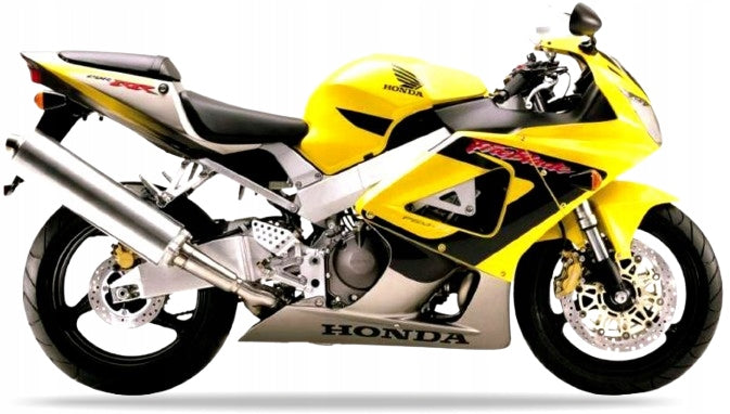 Naklejki na motocykl Honda Cbr 929 Rr Fireblade 2001 Żółty Y163 - Juula