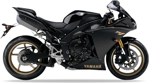 NAKLEJKI NA MOTOCYKL JUULA DO YAMAHA YZF R1 2009-2010 CZARNY X RN22