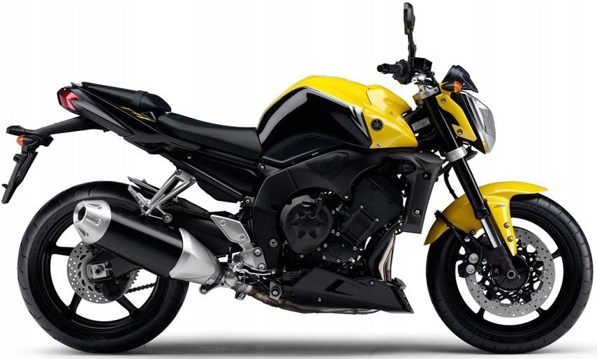 NAKLEJKI JUULA NA MOTOCYKL DO YAMAHA FZ1 N 2010 ŻÓŁTY LRYS1 CZARNY SMX