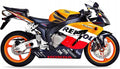 Naklejki na motocykl Honda Cbr 1000 Rr 2005 Repsol Pomarańczowy Niebieski - Juula