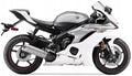 NAKLEJKI NA MOTOCYKL JUULA DO YAMAHA YZF R6 2018 BIAŁY 2 RJ27
