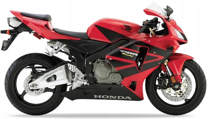 NAKLEJKI JUULA NA MOTOCYKL DO HONDA CBR 600 RR 2005 CZERWONY R157