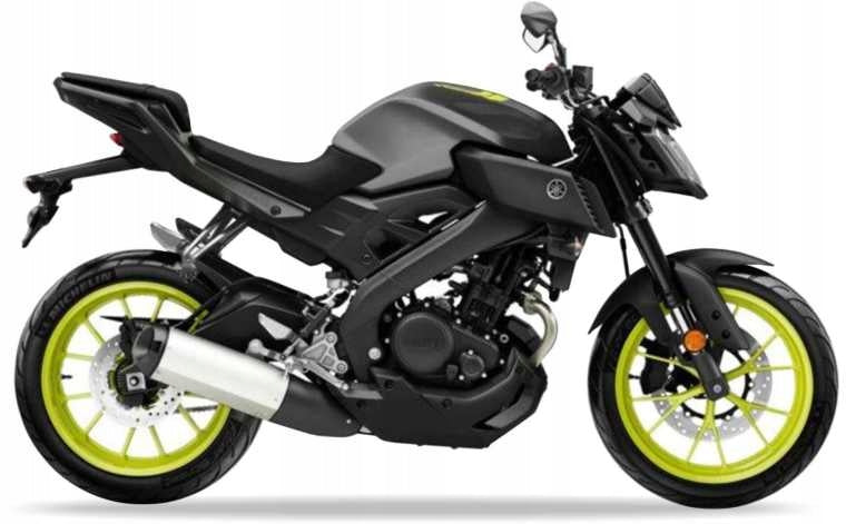 NAKLEJKI NA MOTOCYKL JUULA DO YAMAHA MT 125 2018 CZARNY