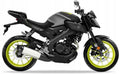 NAKLEJKI NA MOTOCYKL JUULA DO YAMAHA MT 125 2018 CZARNY