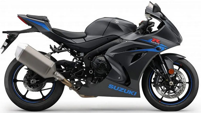 JUULA MOTORCYCLE STICKERS FOR SUZUKI GSX-R 1000 2018 MATTE BLACK YKV 