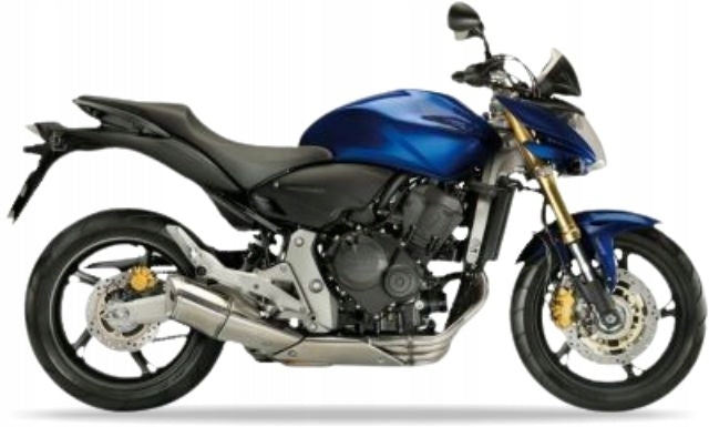 Naklejki na motocykl Honda Cb 600 F Hornet 2008-2010 Niebieski B202 - Juula
