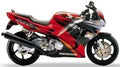 NAKLEJKI JUULA NA MOTOCYKL DO HONDA CBR 600 F 1995 CZERWONY R127 SZARY